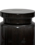 Glass Stool Black.