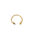 Hook and Knot Bangle in Gold