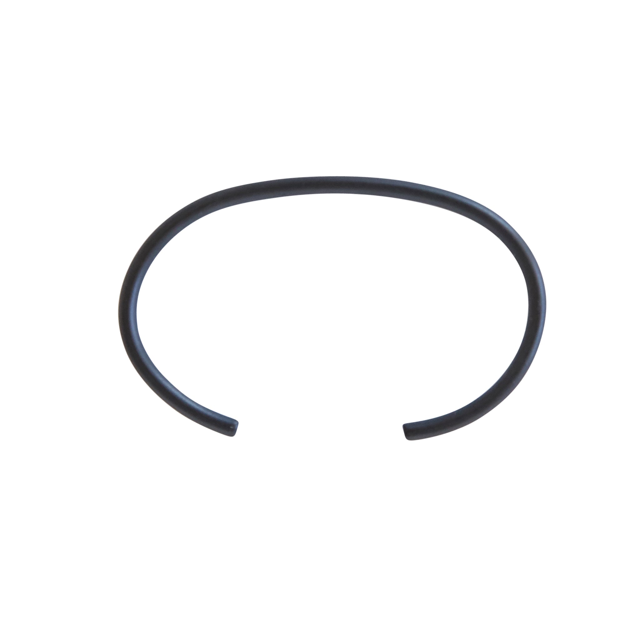 Matte Black Tube Necklace